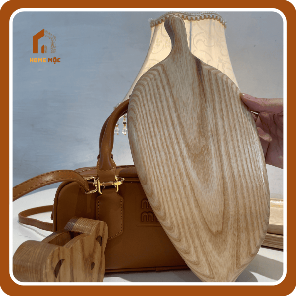 Khay gỗ dáng lá decor độc đáo – Home Mộc - Hình ảnh 5